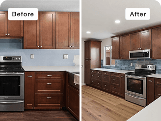 Before and after from the Gilbert, AZ transaction